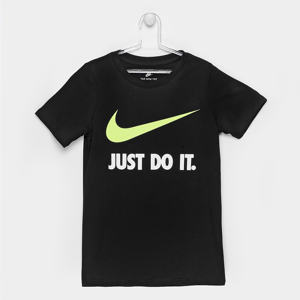 Camiseta Infantil Nike Jdi Swoosh Tee Yth - Preto Menor preço em Camiseta Infantil Nike Jdi Swoosh Tee Yth - Preto
