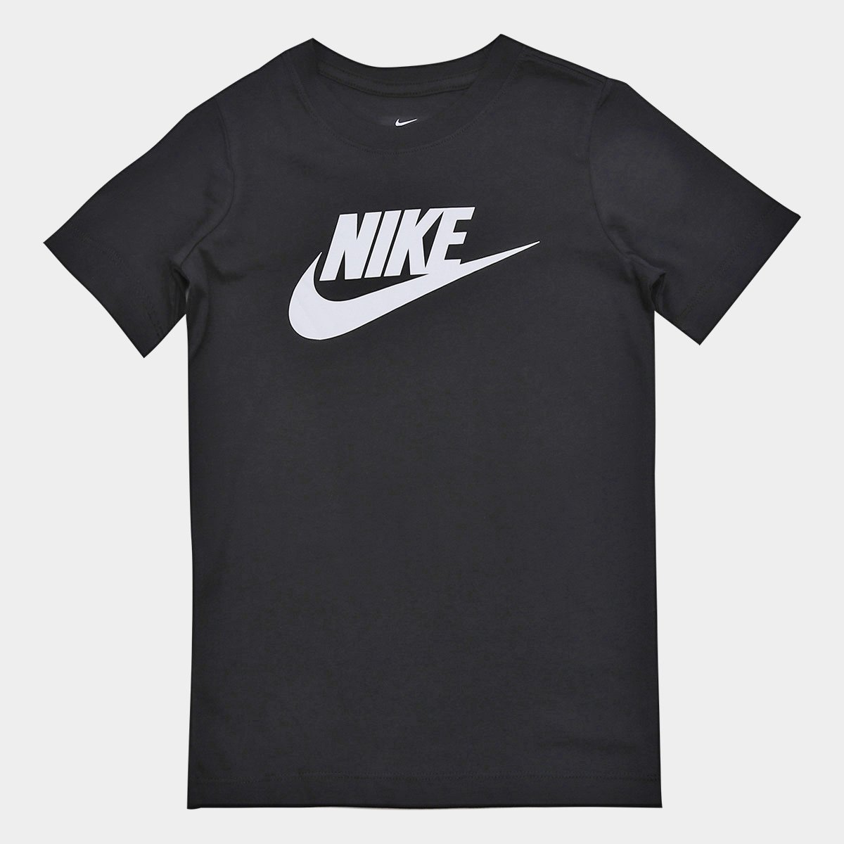 Camiseta Infantil Nike NSW Futura Icon Masculina - Preto+Branco é boa?