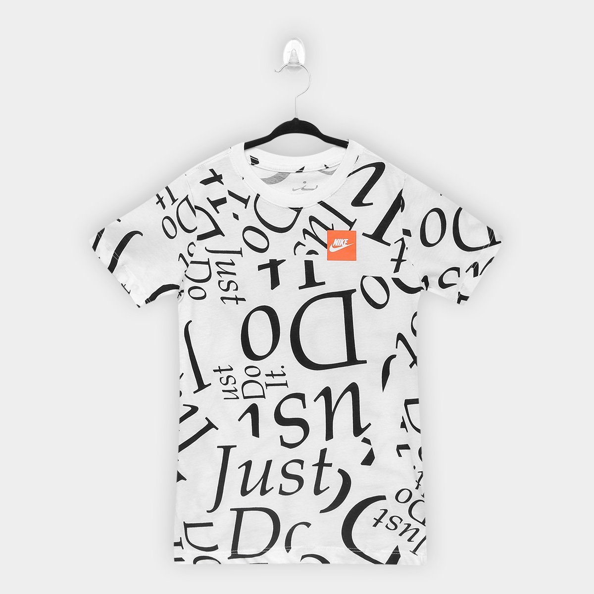 Camiseta Infantil Nike Sportswear Estampada Manga Curta Masculina - Branco Menor preço em Camiseta Infantil Nike Sportswear Estampada Manga Curta Masculina - Branco