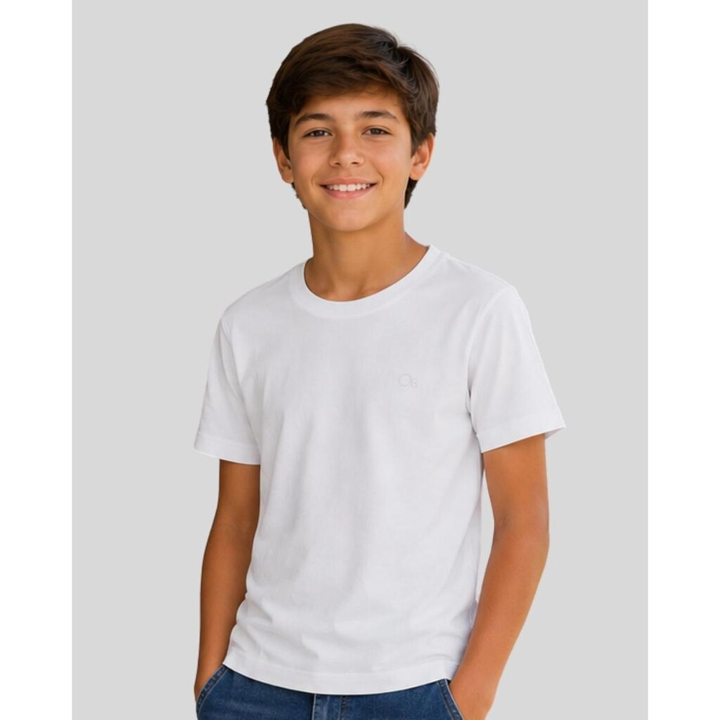 Camiseta infantil Ogochi Branca 0060061010001