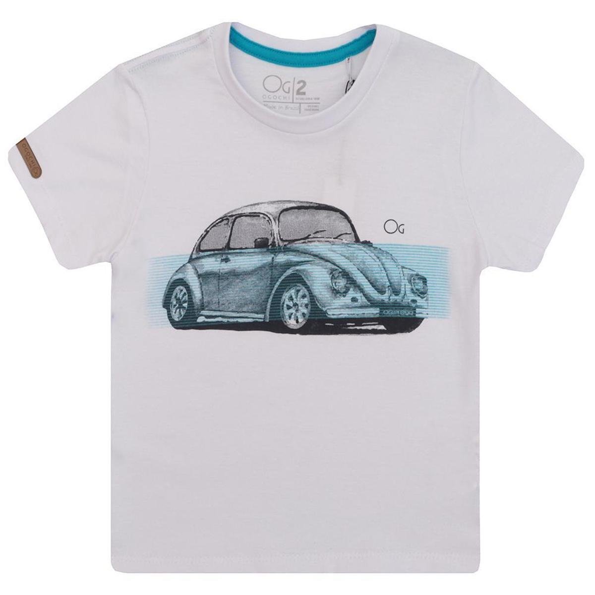Camiseta Infantil Ogochi Casual Manga Curta Fusca Zattini