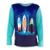 Camiseta Infantil Proteção Solar UV50+ Praia Piscina - Azul