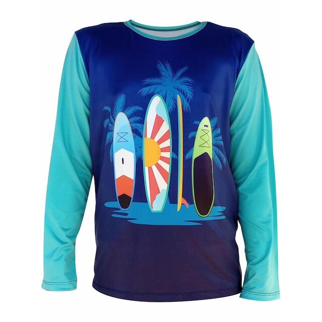 Camiseta Infantil Proteção Solar UV50+ Praia Piscina