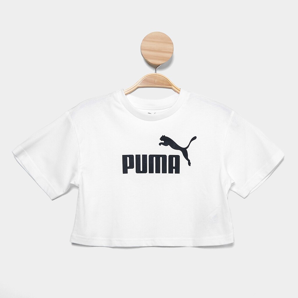 Camiseta Infantil Puma Logo Short Length Menina