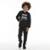 Camiseta Infantil Skate Board C/Capuz Pega Mania - Preto