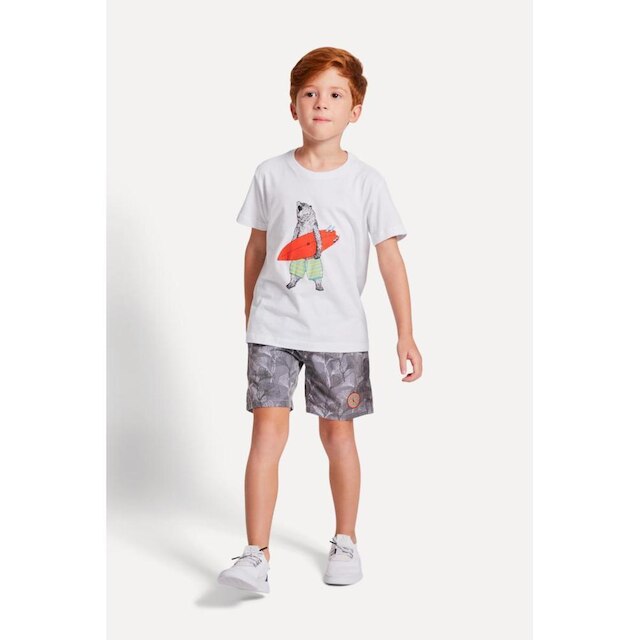 Camiseta Infantil Surf Bear Conforto Reserva Mini