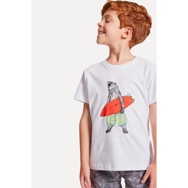 Camiseta Infantil Surf Bear Conforto Reserva Mini