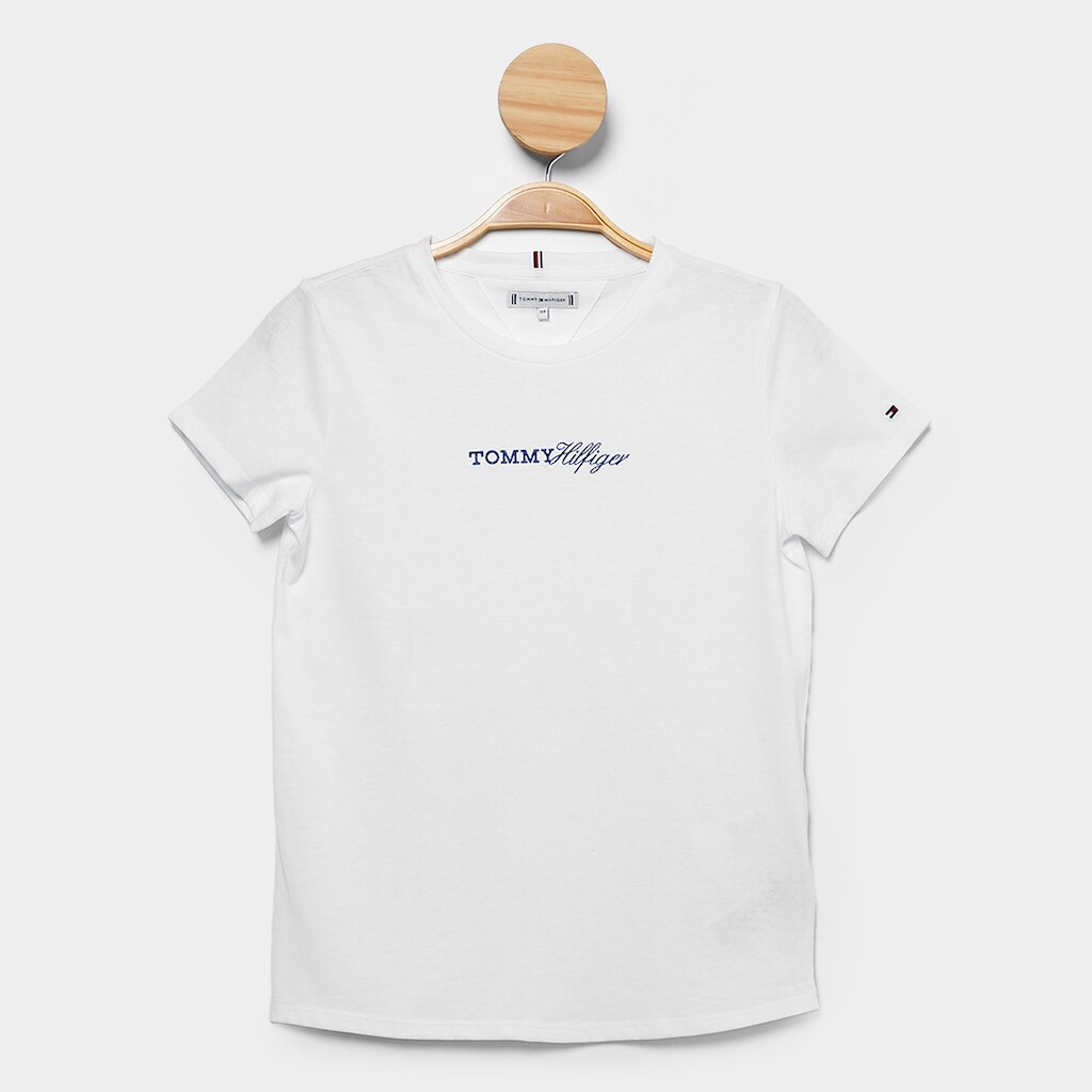 Camiseta Infantil Tommy Hilfiger Script Menino