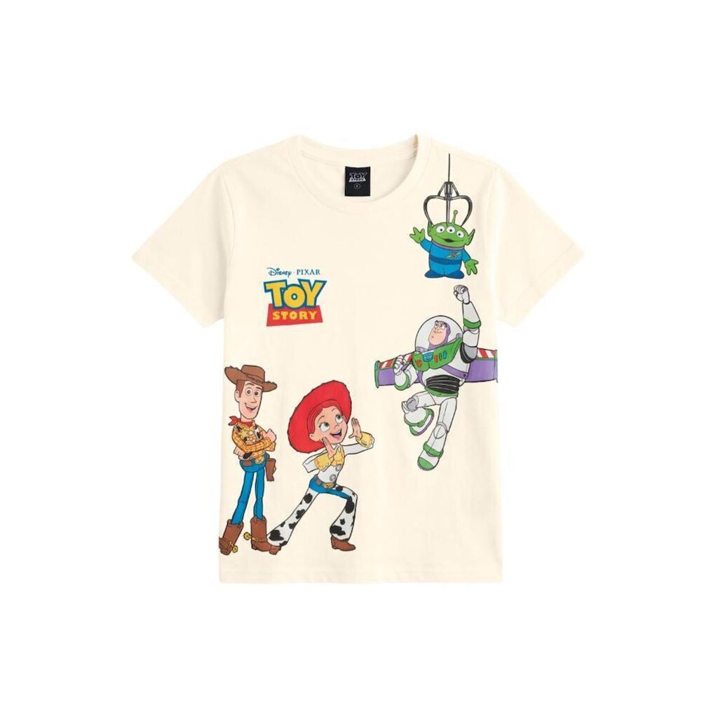 Camiseta infantil unissex em meia malha Brandili