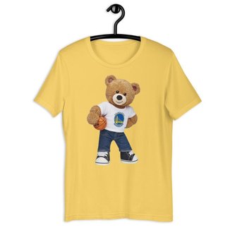 Camiseta Infantil Unissex Urso Basketball