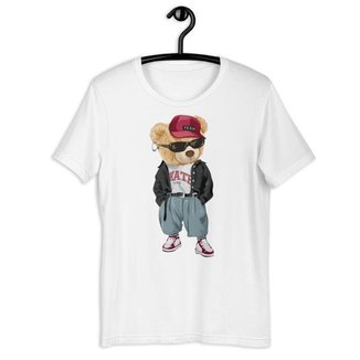 Camiseta Infantil Unissex Urso Style