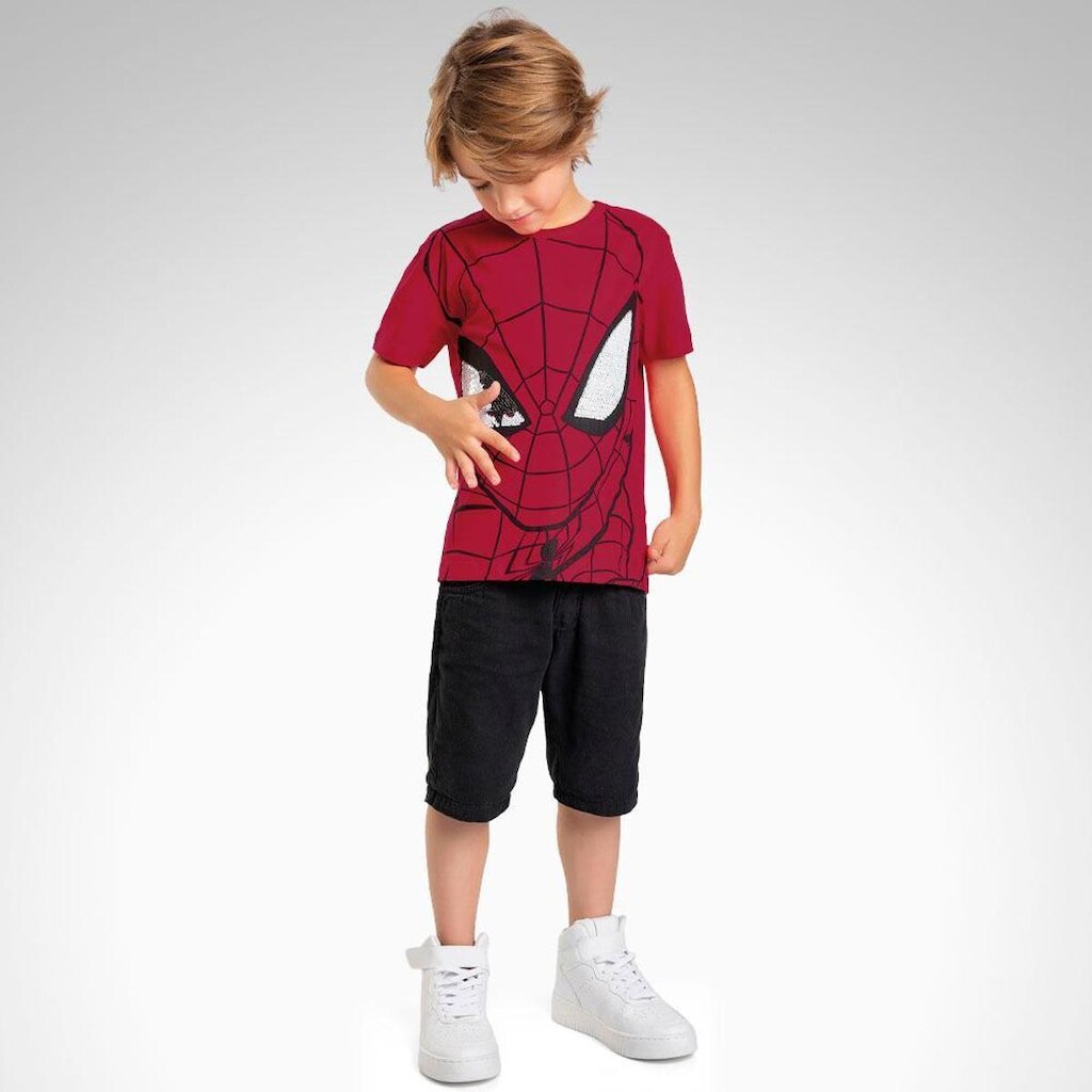 Camiseta Infantil Verão Menino Homem de Ferro Tam 4 a 10 - Fakini