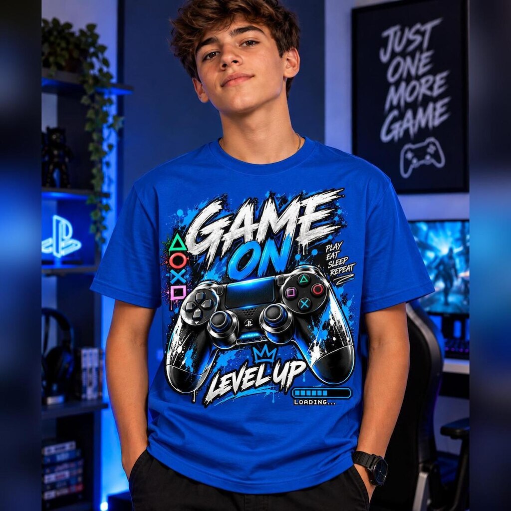 Camiseta Infantil Video Game