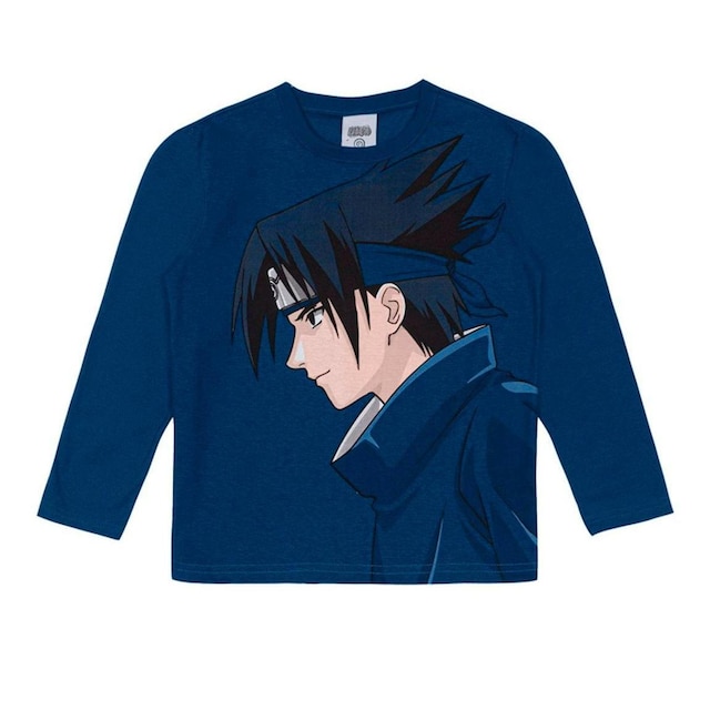 Camiseta Infanto Juvenil Brandili Naruto Manga Longa - 55108