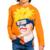 Camiseta Infanto Juvenil Brandili Naruto Manga Longa - 55108 - Laranja