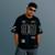 Camiseta Jersey Oversized 99 Streetwear Unissex Algodão Premium - Preto