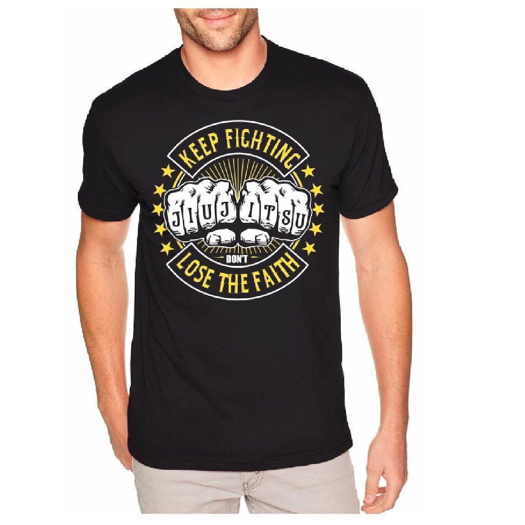 Camiseta Jiu Jitsu Camisa MMA 100% Algodão - BJJ006