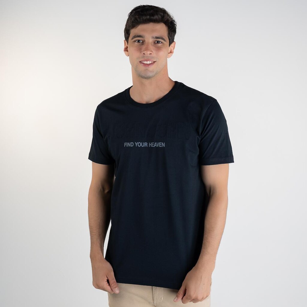 Camiseta John John Find Your Preta