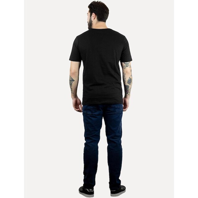 Camiseta John John Masculina JJ Basic Logo Rusty Preta