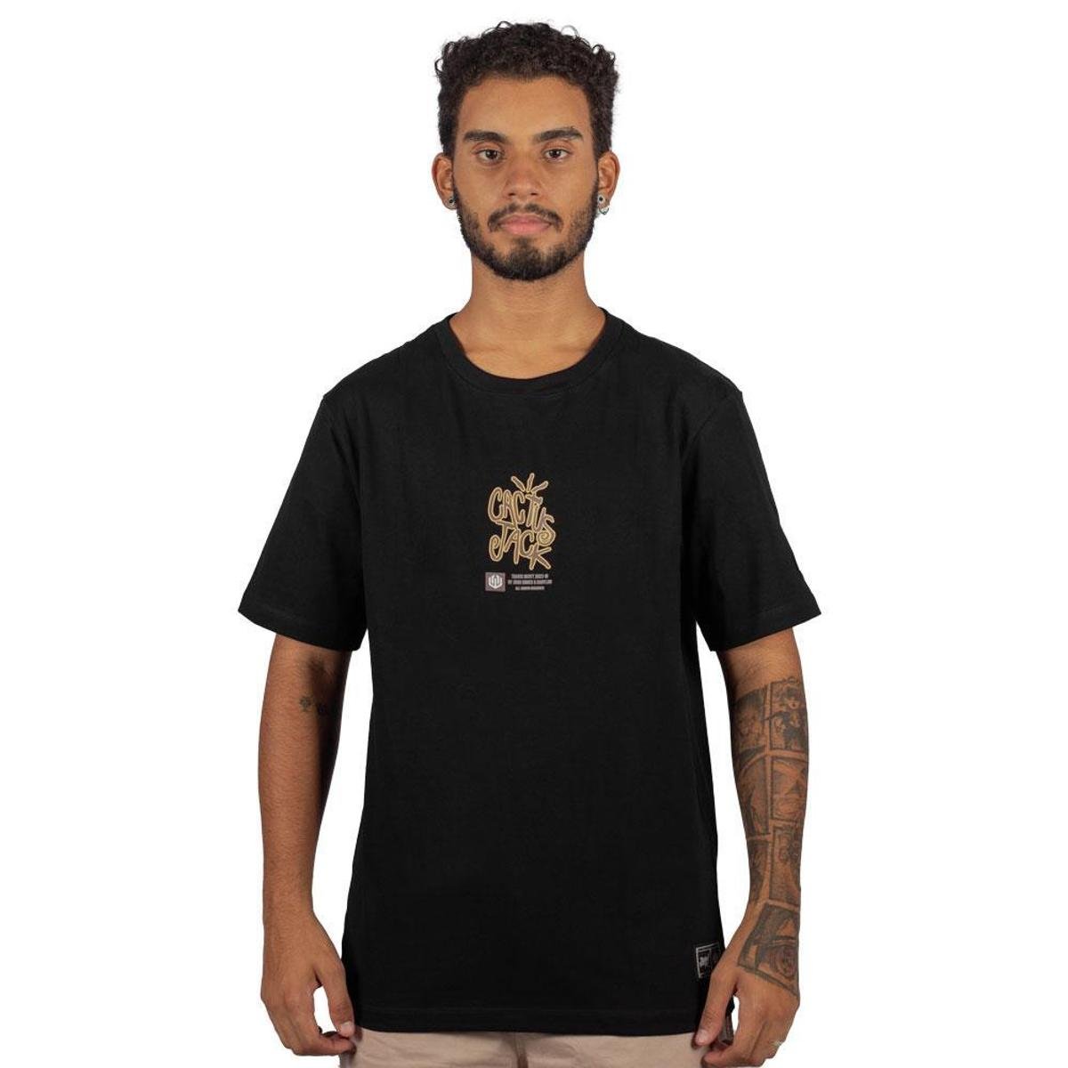 Camiseta John Roger Travis Scott Preta | Zattini