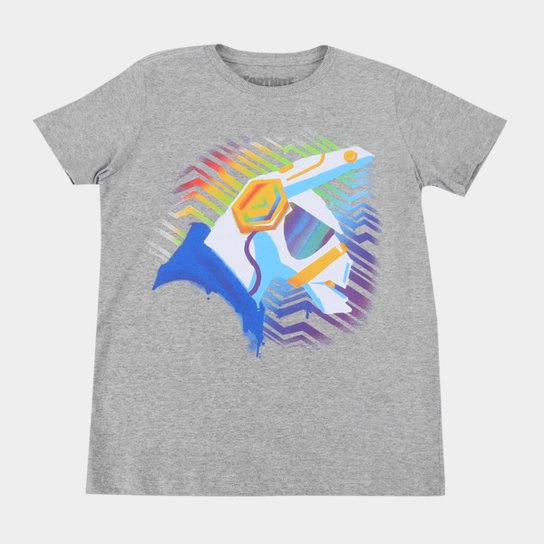 Camiseta Juvenil Fortnite DJ Yonder Masculina - Mescla
