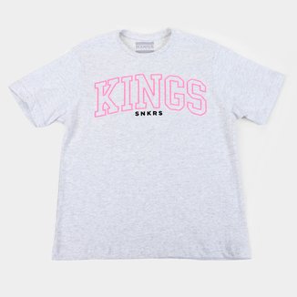 Camiseta Juvenil Kings Snkrs Assinatura Masculina