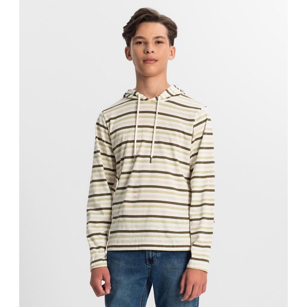 Camiseta Juvenil Masculina Listrada Minty