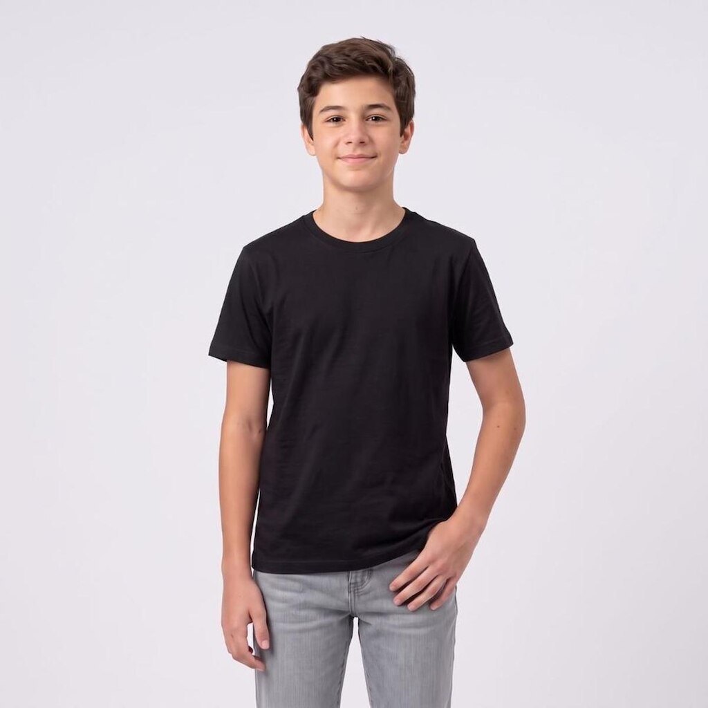 Camiseta Juvenil Menino Básica Lisa Upalôo
