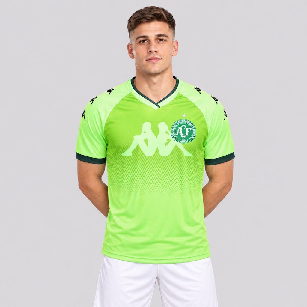 Camiseta Kappa Chapecoense Braddy Verde