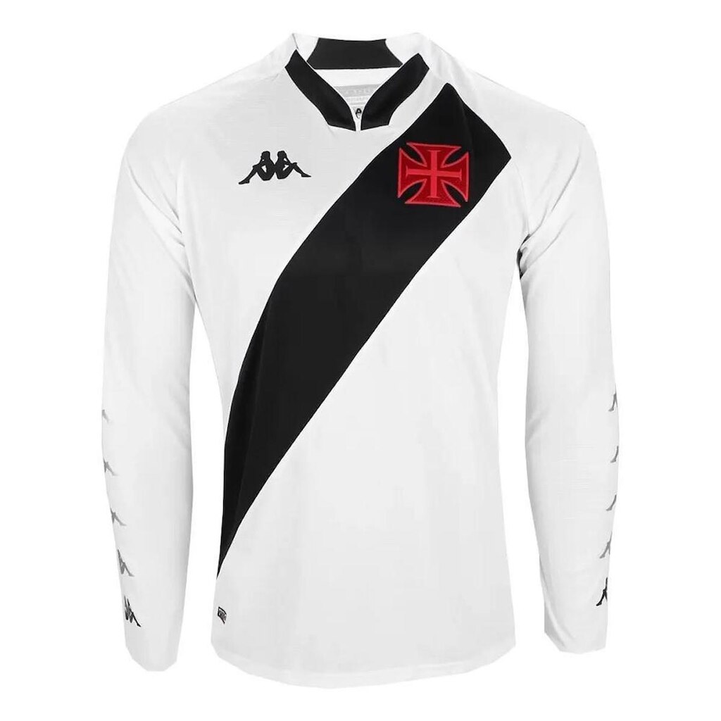 Camiseta Kappa Kombat Away Manga Longa Player 22 Masculino