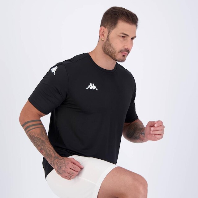 Camiseta Kappa Lawson Preta