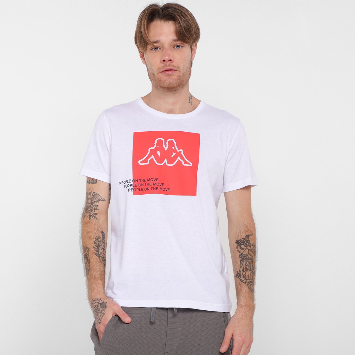 Camiseta Kappa Move Masculina - Branco é ruim? Camiseta Kappa Move Masculina - Branco é boa?