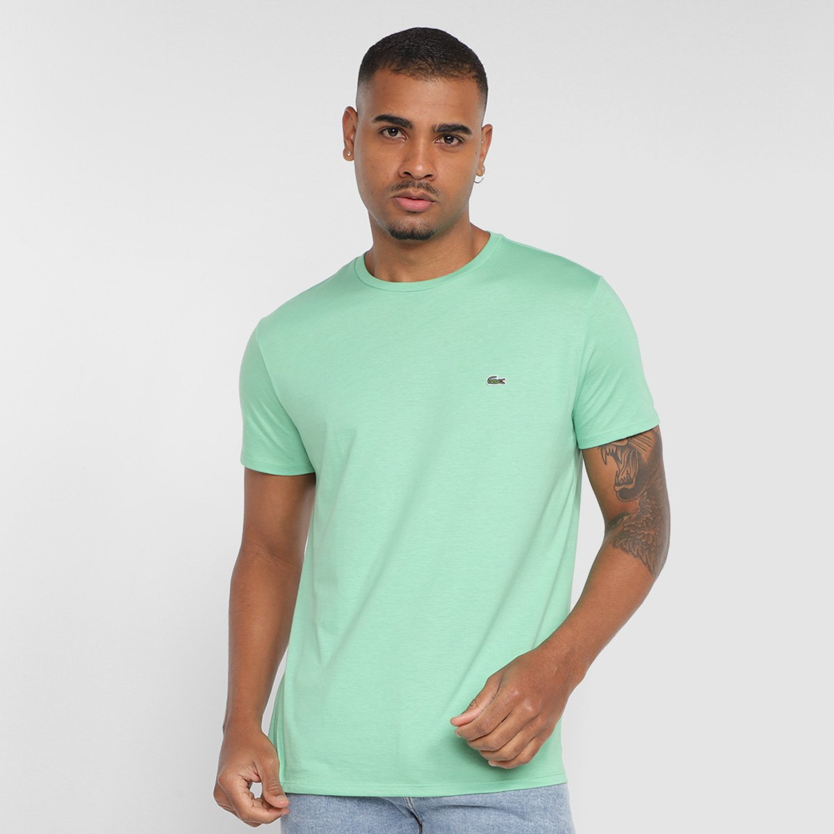 Camisa Lacoste Polo Lacoste Verde Acqua Polo Lacoste Verde Agua