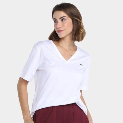 Camiseta Lacoste Casual Feminina - Feminino