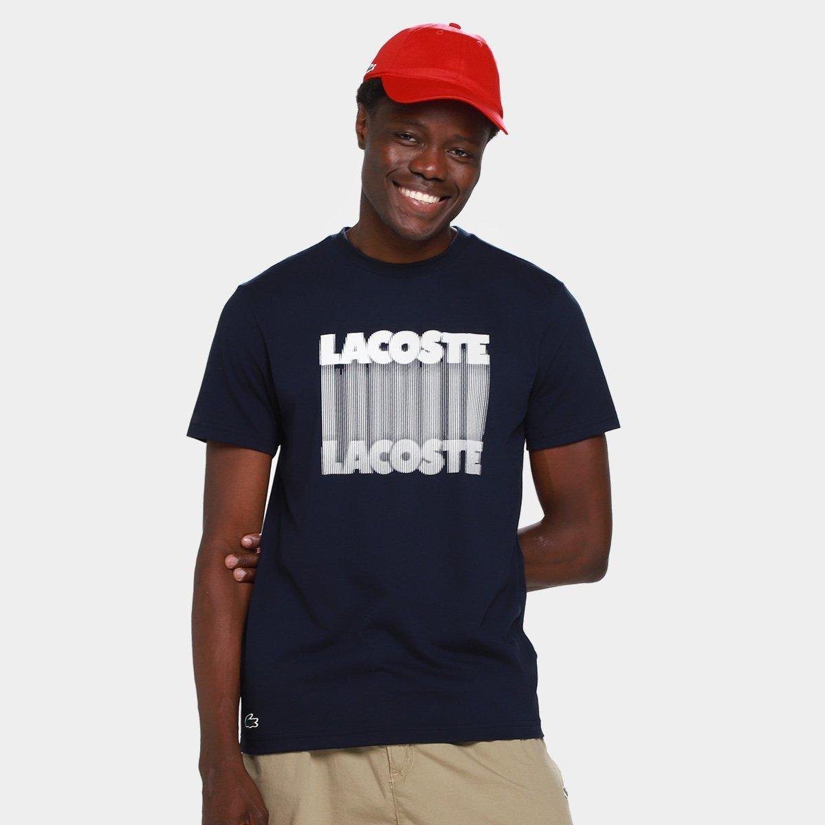 Camiseta Lacoste Casual Masculina Menor preço em Camiseta Lacoste Casual Masculina