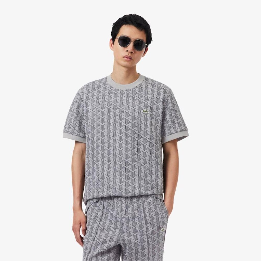 Camiseta Lacoste Jacquard Masculina