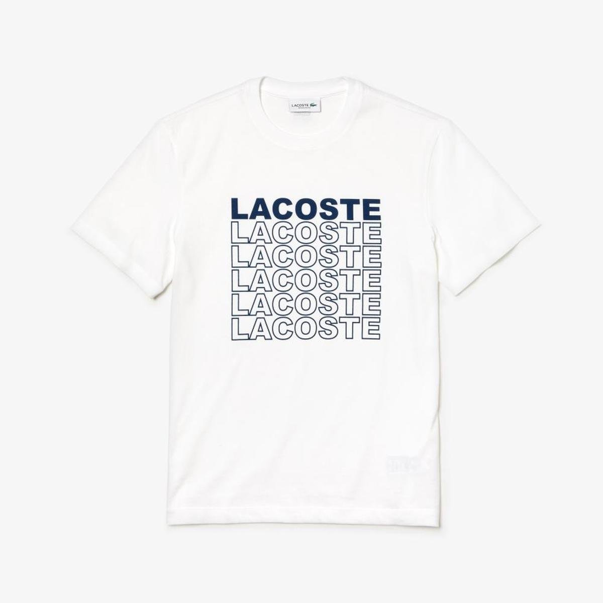 Camiseta Lacoste Masculina - Branco Menor preço em Camiseta Lacoste Masculina - Branco