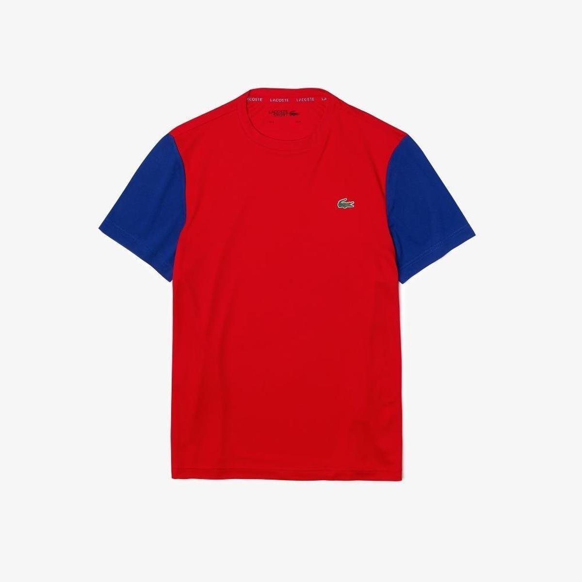 Camiseta Lacoste Sport - Vermelho+Azul é ruim? Camiseta Lacoste Sport - Vermelho+Azul é boa?