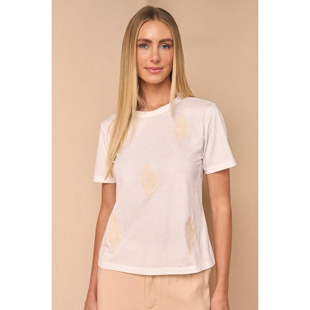CAMISETA LADO AVESSO BORDADA L129567