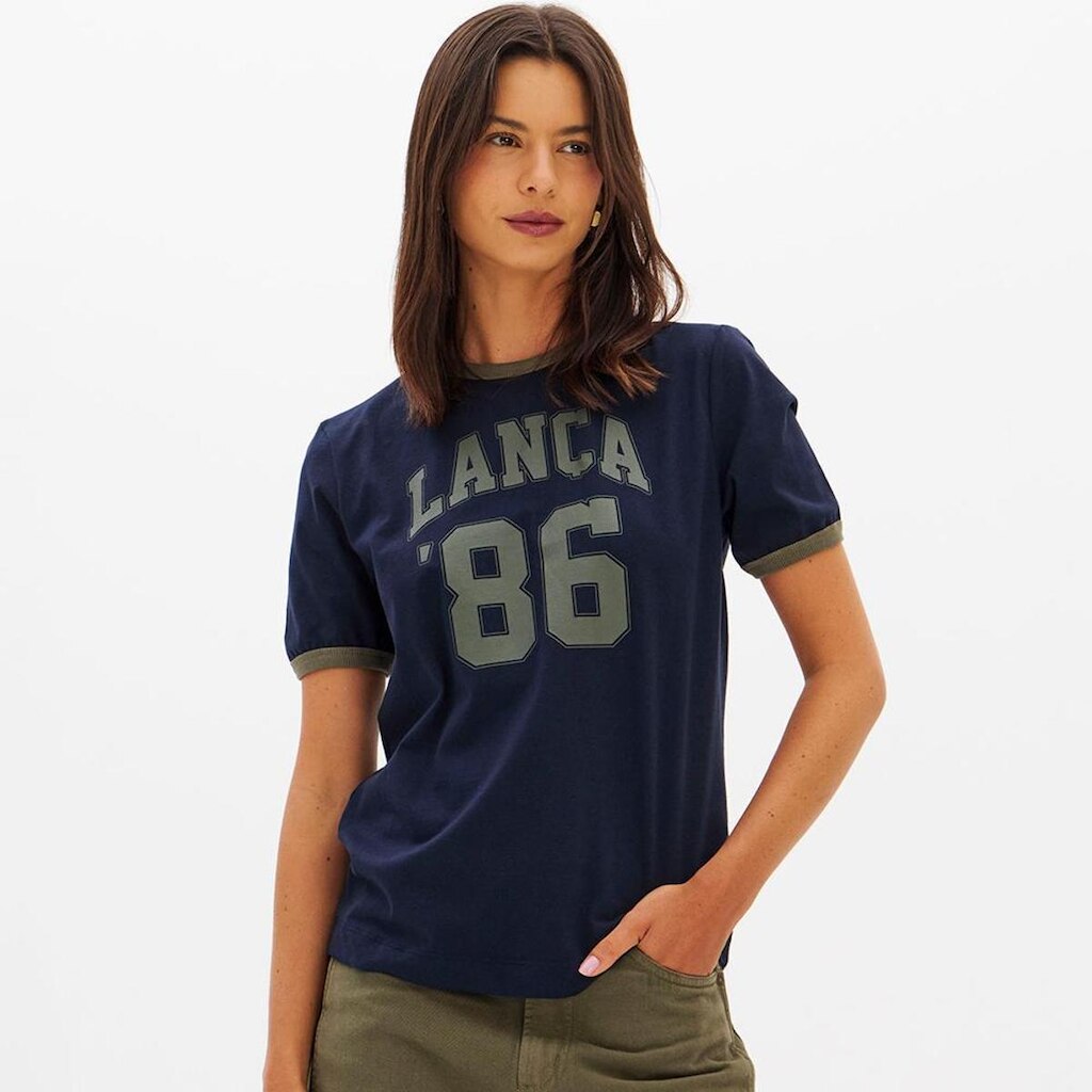 Camiseta Lança Perfume Babylook Feminino