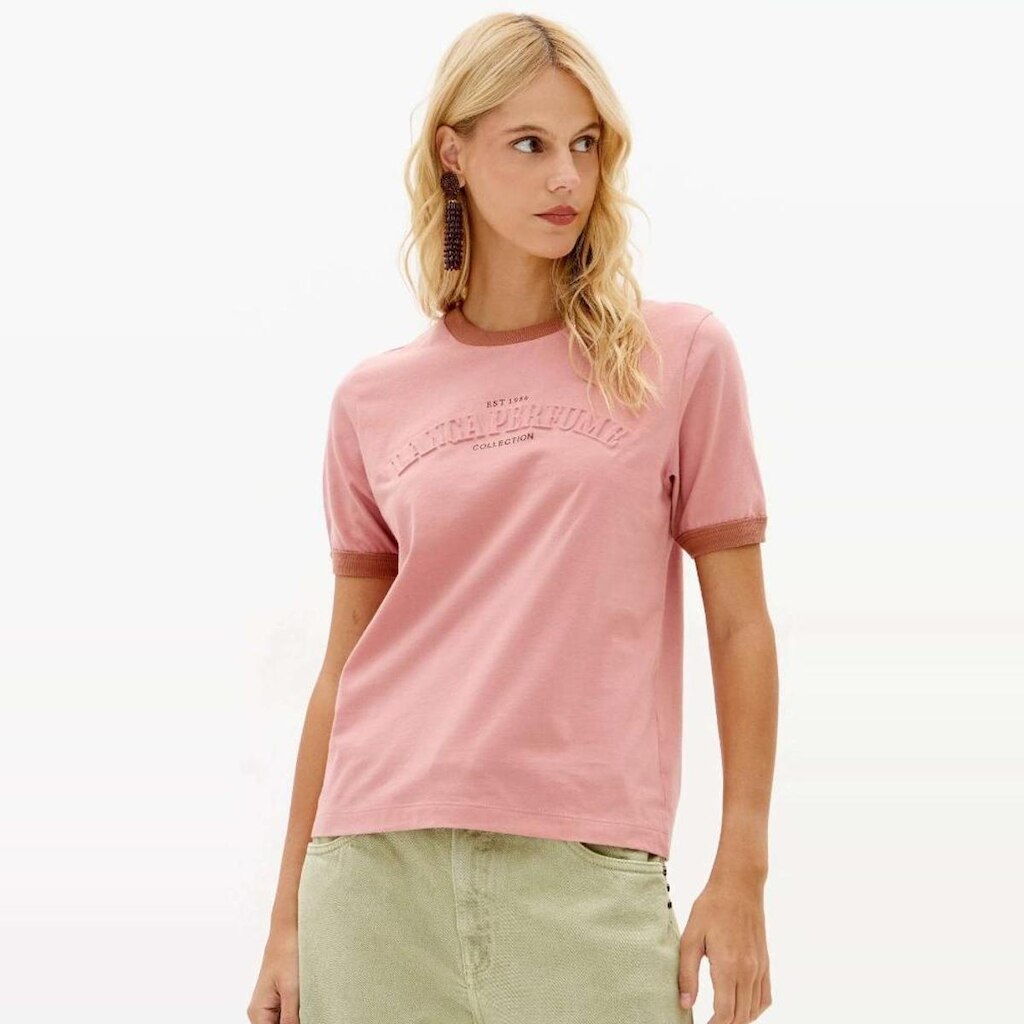Camiseta Lança Perfume Babylook Silk Feminino