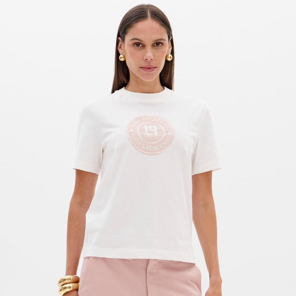 Camiseta Lança Perfume Regular Sleev Feminino