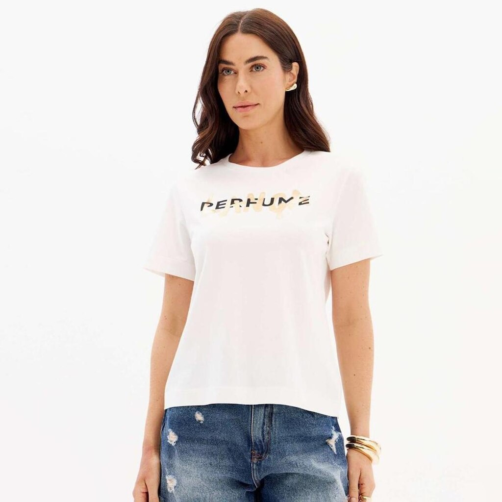 Camiseta Lança Perfume With Name Feminino