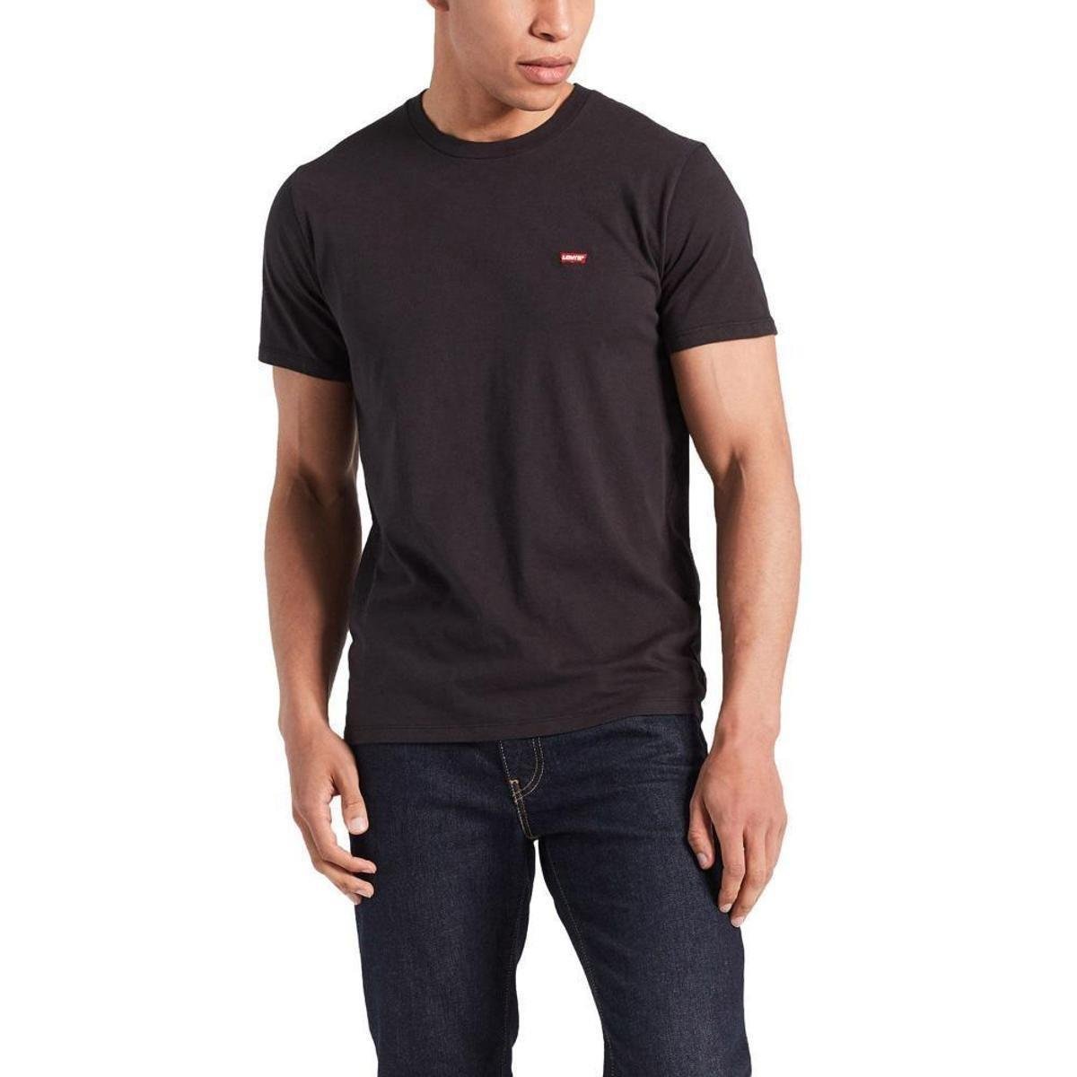 Camiseta Levis Logo Batwing Basic - Preto Menor preço em Camiseta Levis Logo Batwing Basic - Preto