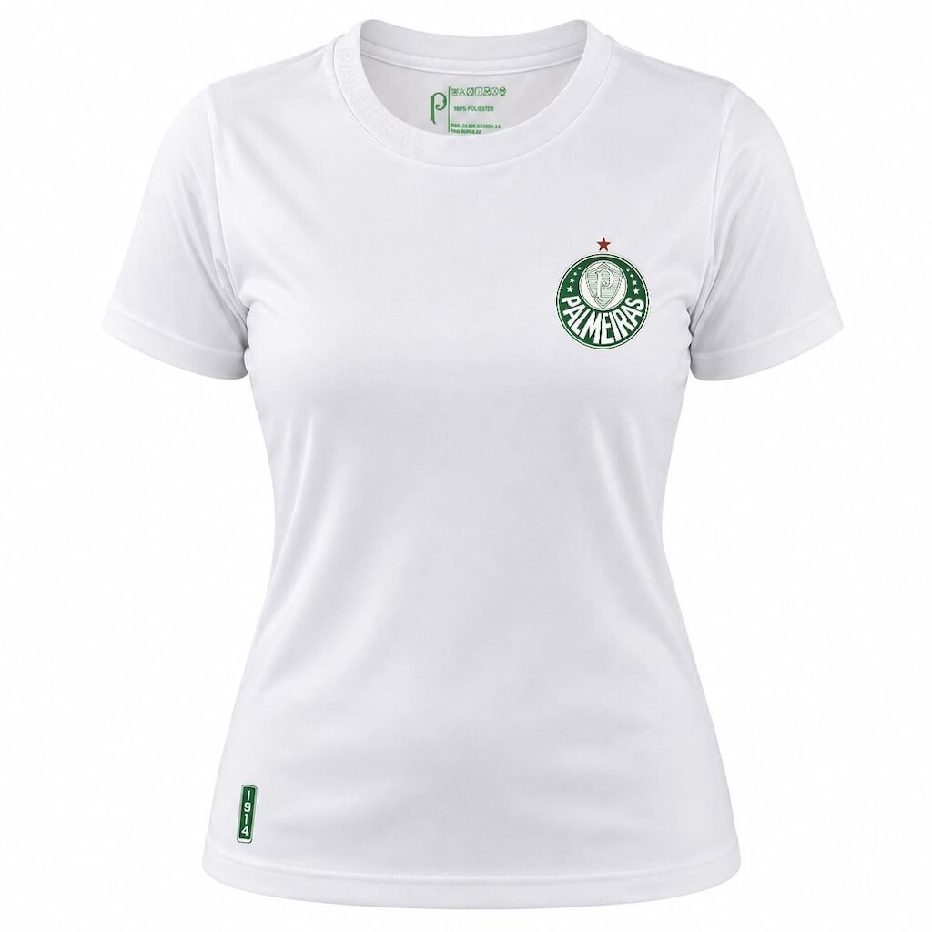 Camiseta Licenciada Palmeiras 1914 Feminina