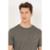 Camiseta Lisa Aleatory Pima Chumbo - Chumbo