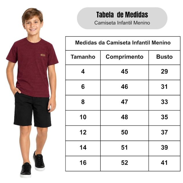 Camiseta Listrada Manga Curta Algodão Infantil Menino