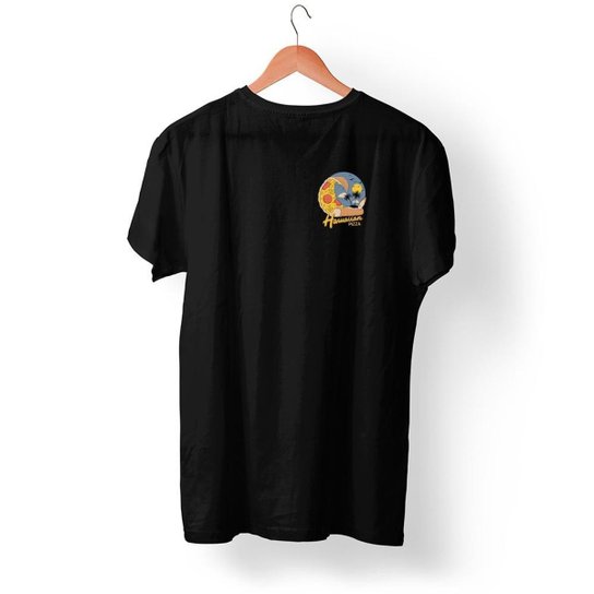Camiseta Logo Pizza Hawaiana Praia Onda Mar Camisa Cores;Gênero