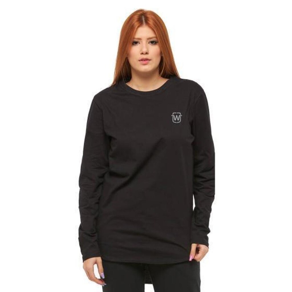 CAMISETA LONGLINE BLUSA FEMININA OVERSIZED MANGA COMPRIDA WOOKS C2