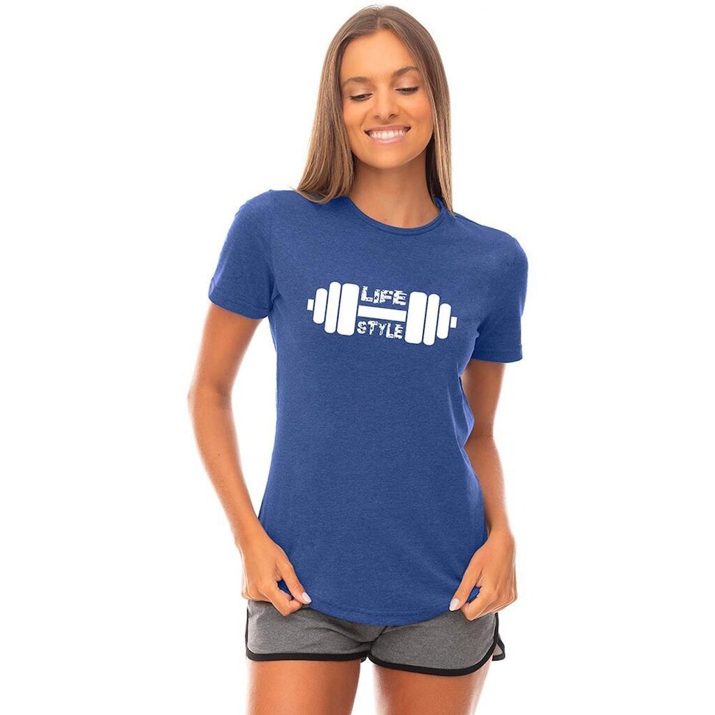 Camiseta Longline Feminina MXD Conceito Estampas Dia a Dia Fitness